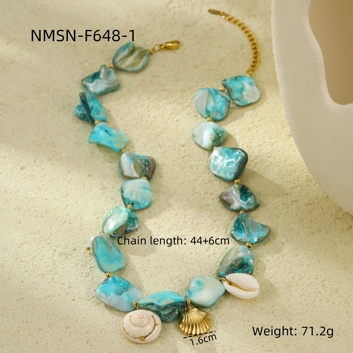 Wholesale Ocean Series Holiday Style Necklace Bracelet Earrings Summer Jewelry
